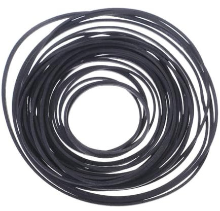 Rubber Belt Replace Turntable Phono Tape CD Drive Belt For Record Player Phono Belt-Driven Turntables Drive Belt Tensioner