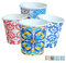 DETERMONDO Bicchieri in Carta 180 ml, 1000 Pezzi, Monouso Compostabili Decorati Stile Maiolica, Ecologici e Biodegradabili, Resistenti per Bevande Fredde e Calde, Ideali per Eventi, Feste, Catering