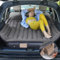 KMZ Aufblasbare Luftmatratze mit eingebauter Elektropumpe – Selbstaufblasende/Entlüftbare Matratze in 90 Sekunden – Flockbeschichtete Auto-Luftmatratze mit Tragetasche für Reisen und Camping