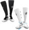 FIBOGOUP 2 Paar Fußballsocken Kinder Herren Stutzen - Fußball Stutzen EU 32-38 - Anti-Rutsch Trainingssocke Stutzenstrumpf - Sportsocken für Fußball, Laufen, Training