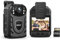 BOBLOV KJ21 256GB Bodycam con grabación de Audio, 1296P visión Nocturna, Seguridad policía, cámaras de Cuerpo, Almacenamiento Externo, Soporte de grabación en Bucle (256GB)