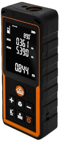 NEO TOOLS Laser Entfernungsmesser, Digital Wasserwaage | Laser Entfernungsmesser Hohe Genauigkeit, 100 m | ft/m/in-Umschaltung | Fläche, Volumen, kontinuierliche, einzelne Messung, Pythagoras