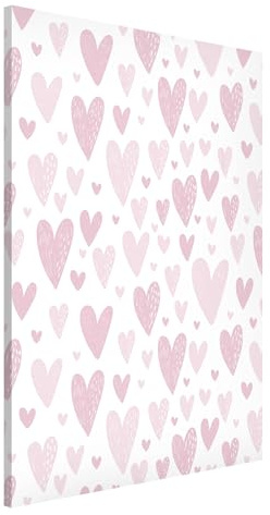 Magnettafel Pinnwand für Magnete Kinderzimmer Magnetboard - Magnetwand Made in Germany - Kunstkopie Illustration Notiztafel rosa Mädchen Jungen Visionboard WBMT_6634 (40x60cm)