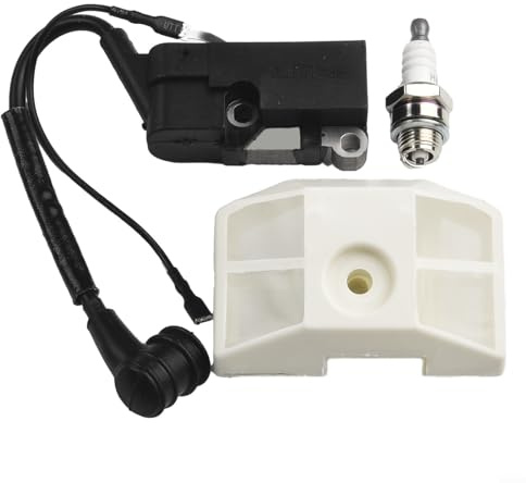 ZiStarlilife Kettensäge Zündspule Luftfilter Kit Kompatibel mit 4500 5200 5800 45cc 52cc 58cc Kettensägen Chinesische Modelle Startteile Ersatzsets Zubehör