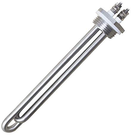 XLANDALYUEFA Water heater parts 48V 1500W DC stainless steel heating element with 1 NPT thread