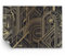 ARTTOR Papier Peint Panoramique en vinyle Premium Canvas - Ornement or noir - 100x70 cm - Revêtement mural décoration Moderne Décoration Wallpaper Muraux Photo Salon Chambre - WF3AA100x70-4522