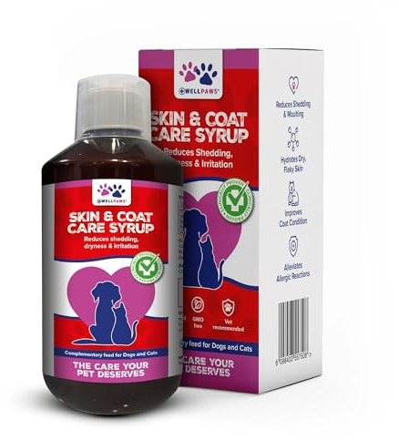 Skin & Coat Care Syrup for Dogs & Cats | Natural Formula for Healthy Skin & Shiny Fur