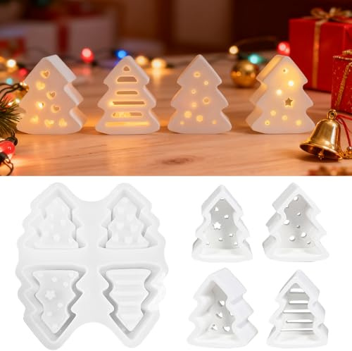 Silikonformen Gießformen Weihnachten, silikonformen gießformen weihnachten tannenbaum,Silikon Gießform Kerzenform Weihnachten, Gussformen für Gips Epoxidharz Formen Tannenbaum DIY