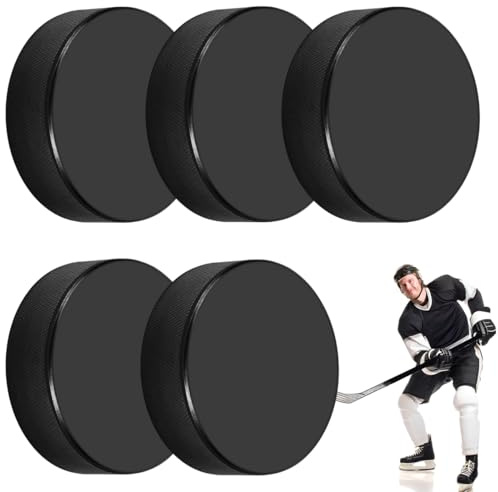 YOFDAL 5 Stück Eishockey Puck Klassik für Erwachsene