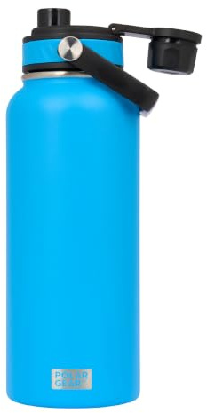 Polar Gear 1L Insulated Water Bottle, Stainless Steel Leak-Proof + Chug Cap | 1L insulated bottle, keeps drinks cold 24h and hot 12h, leakproof chug cap, 304 stainless steel, ideal for gym and daily use