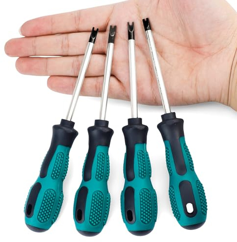 Set di 4 cacciaviti speciali tipo U M1.7 / M2.0 / M2.3 / M2.6 U a forchetta tipo cacciavite magnetico multifunzione manuale kit viti a testa piatta magnetico tipo M