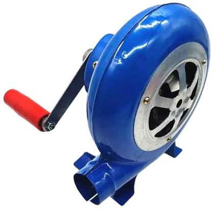Sharplace Souffleur Manuel pour Barbecue, résistant à l'usure, Pratique, Ergonomique et Polyvalent, Facile à Utiliser, 80w