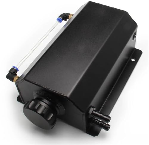 Universal Coolant Expansion Tank Aluminum Oil (2L-Black)