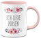 Tassenbrennerei Tasse mit Spruch Ich Liebe Pupsen, furzen in rosa blumig - Bürotasse, Sprüchetasse, Tassen mit Sprüchen lustig (Rosa)