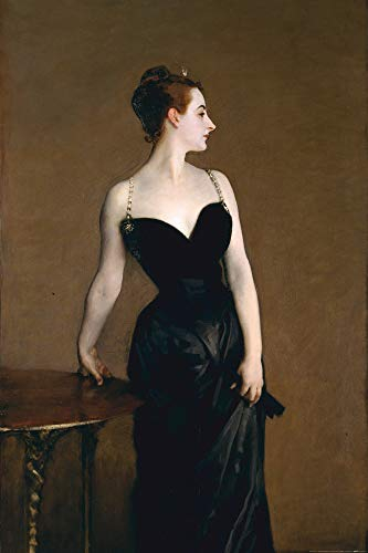 1art1 John Singer Sargent XXL Poster Portrait Der Madame X, 1883 Plakat | Bild 120x80 cm