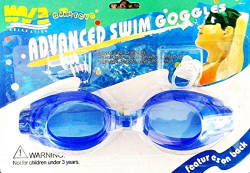 Kit piscina mare occhiali nuoto bambini adulti tappi naso orecchie blu estate primavera autunno inverno sport acquatico accessori regalo