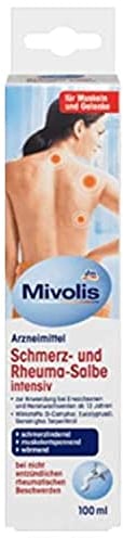 Mivolis Schmerz- und Rheuma-Salbe intensiv - Muskel entspannend - Wärmend - 100 ml