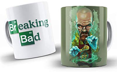 adaysusdetalles Taza Breaking Bad,Taza Ceramica, Unidad Desayuno Regalo Cumpleanos Sorpresa