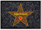 Personalisierte Fußmatte mit Gummirand für Camper - 50x35 cm - Walk of Fame Stern - Camping - Wohnwagen - Wohnmobil