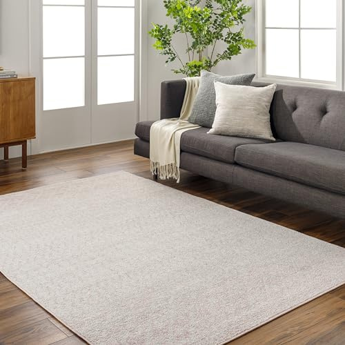 Livabliss Mila Nice Geometric Rug, Kitchen – 160x230 cm, Blush & Light Grey