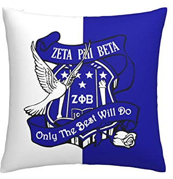 Kissenbezug Sorority Paraphernalia, dekorativer quadratischer doppelseitiger Druck, Kissenbezug für Sofa, Bett, Stuhl, Auto, 45,7 x 45,7 cm