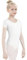 tanzdunsje Ballettanzug Mädchen Ballett Trikot Kinder, Ballett Body TanzBody Turnanzug Gymnastikanzug Trikot für Kinder Damen Größe 100-170 (140, Weiß)