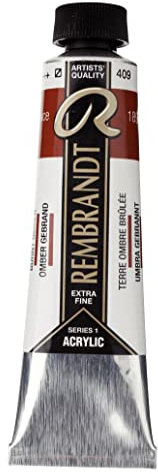 Talens Japan Rembrandt Colores Acrílicos Tubo 40 ml Tierra Sombra Tostada 409 (18054092)