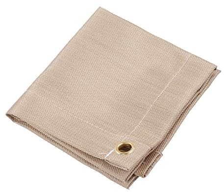 Tapis Ignifuge, Tapis de Protection Contre le Feu en Fibre de Verre, Coussins de Gril Résistants aux Hautes Températures pour le Pique Nique de Camping de Barbecue de Foyer ( 46x44cm/18.11x17.32in )