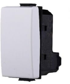 Trade Shop - Serie Bticino Frutti Matix Compatibile Presa Schuko LAN Pulsante Deviatore USB - Interruttore Unipolare