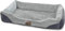 Hundebett Hundekissen für kleine, mittlgroße und große Hunde - waschbare Hundekörbchen mit hohem Rand 80x120, 70x100, 60x80, 40x50 Farbe Grau Größe 80 cm x 120 cm
