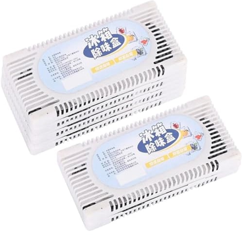 Lurrose Freezer Deodorizer 4pcs Unscented Activated Charcoal Refrigerator Deodorizer Fridge Freshener Fridge Odor for Freezer Cooler Lunch Boxes