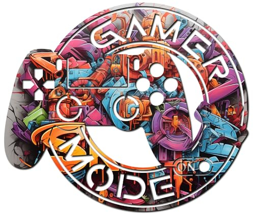 codiarts. Game Mode ON Décoration murale 3D XXL - Découpe au laser - Designs WOT FN COD GRAFITTI METAL BOIS (LARGE, GRAFITTI)