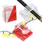 100 Stück Kabelhalter selbstklebend klein Indoor and Outdoor Kabelclips für Kabelmanagement Kabelklemmen Kabelorganisator am Schreibtisch, für Kabelbefestigung Lichterkette, transparent