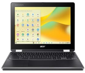 ACER Notebook NB 12 CHROMEBOOK CELERON N100 8GB 64 GB SSD Chrome OS Rugged Convertibile Touch + Penna di Marca