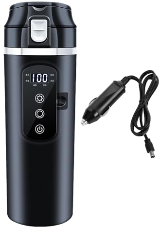 Gralara Bollitore Elettrico per Caldaia per Auto 12V 24V per Il Riscaldamento del Lavoro Riscaldato del Latte dell'Acqua