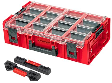 Toolbrothers RHINO XXL Organizer ULTRA Höhe XXL + Connect-Adapter 582 x 387 x 172 mm 19,5 l stapelbar IP66