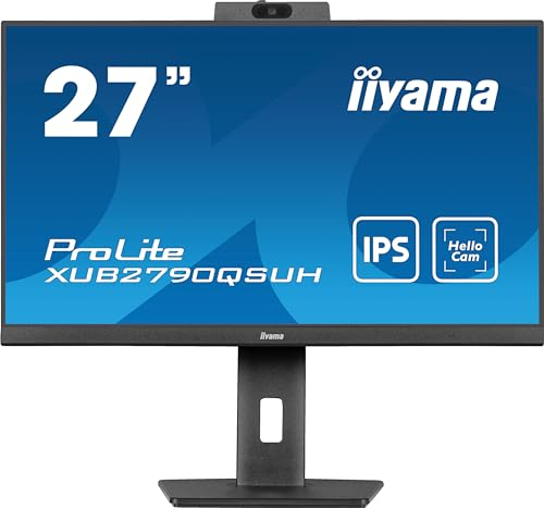 iiyama Prolite XUB2790QSUH-B1 27 IPS QHD 100Hz USB-C Webcam Altavoces Altura Ajustable