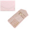 bagsmart Travel Jewellery Organiser, Foldable Jewelry Storage Roll Large Capacity Flat Jewellery Pouch for Rings, Necklaces, Bracelets, Earrings, Medium-Light Pink