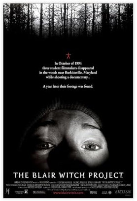 biegzc Filmposter The Blair Witch Project – 1999 – Horror – ein Blatt Kunstwerk – Digitaler Download Leinwand Poster Schlafzimmer Dekor Landschaft Büro Zimmer Dekor Geschenk 60 x 90 cm