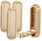PRETYZOOM 4 Pz Allacciare Ganci Per Appendere Ganci D'oro Per Muro Appendiabiti Pieghevoli Pieghevoli Da Muro Da Parete Dorati a Per Borse Lega Di Zinco Golden