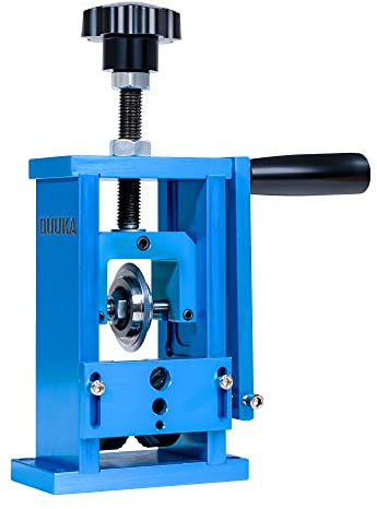 OUUKA Drill Powered Wire Stripper Machine for Scrap Copper Recycling,Stripping Copper Wire From 15AWG to 200MCM,Wire Stripper Tool For 0.06-3/4 Leftover Cable with Hand Crank