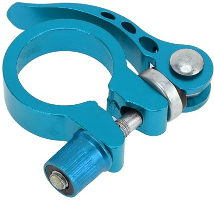 Motoforti Universal Bike Bicycle Seat Post Clamp Seatpost Collar Quick Release Aluminum Alloy