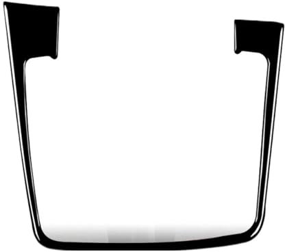 DZST Decalcomania Decorativa per VW per Golf 7 2018 Plastica Nera Interna Pannello Ingranaggi Cornice Decorazione Adesivo Accessori Striscia Decorativa Decalcomania Decorativa(LHD)