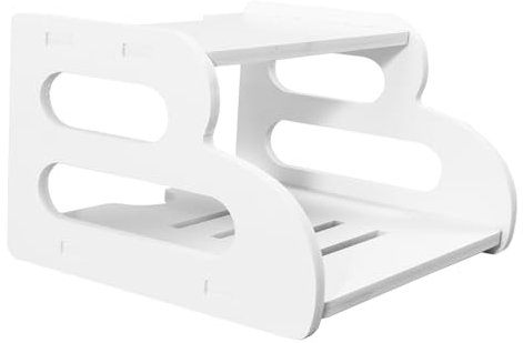 PRETYZOOM Wlan Router Halterung Aus Kunststoff Wandmontage Satz Top Kasten Regal Mit Doppelter Ablage Für Haushalt Und Aufbewahrung