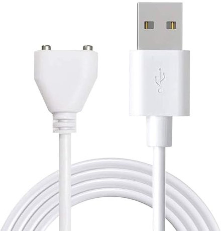 BaiWeiDun Cavo di ricarica universale magnetico USB DC a 2 pin da 10 mm, cavo di ricarica di ricambio per giocattoli, detergente viso, spazzolino elettrico, torcia (10 mm)