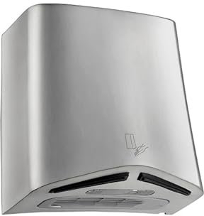 HEALBYBLE Sèche-Mains électriques commerciaux automatiques muraux en Acier Inoxydable,Fonctionnement à Grande Vitesse