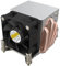 Dissipatore di calore LGA2011-R63-3 da 150 W for radiatore stretto LGA 2011, 2U, passo di montaggio 56 mm x 94 mm, dissipatore di calore stretto LGA 2011 a 4 tubi di calore