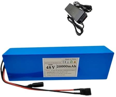 48V 20Ah Lithium-Ionen-Akku Für Elektrofahrräder 13S2P Elektroroller Batterie Für 100W-600W E-Bike E-Fahrrad E-Scooter E-Motor Akku Für Elektroroller XT60+SM