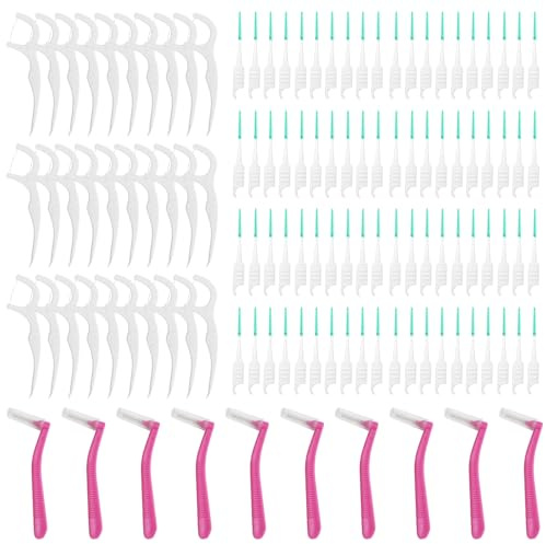 ILantule 120 Bâtonnet Interdentaire,Bâton de Fil Dentaire,Brossettes interdentaires Soft Silicone Brosse à dents