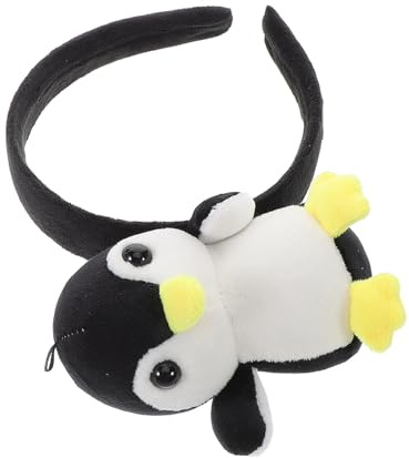 Pinguin Plüsch Stirnband Haarreif mit Sicherem Sitz Halloween Geschenkideen